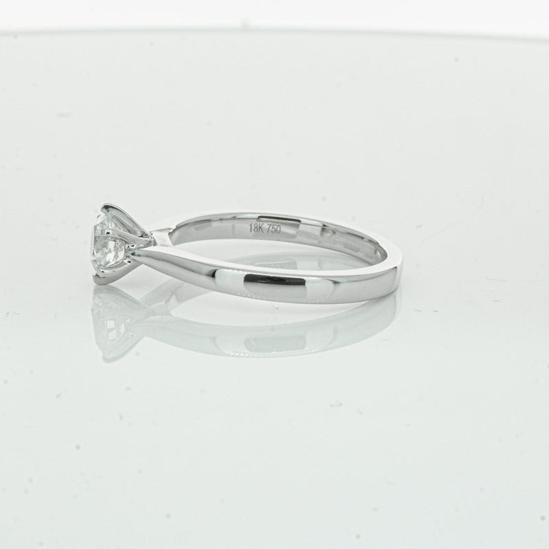 18ct White Gold .50ct Diamond Capri Ring-Ring-Walker & Hall