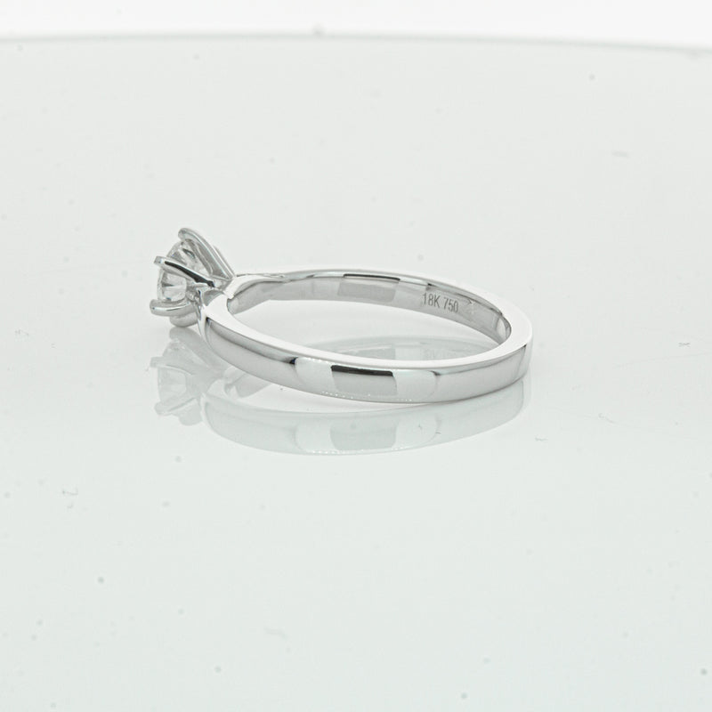 18ct White Gold .70ct Diamond Capri Ring-Ring-Walker & Hall