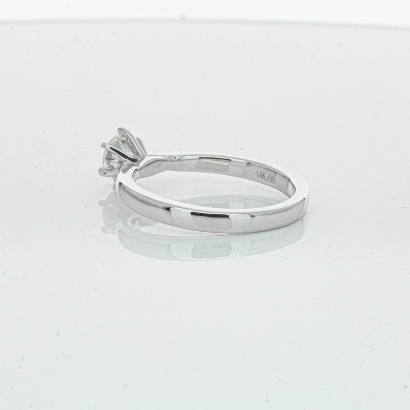18ct White Gold .70ct Diamond Capri Ring-Ring-Walker & Hall