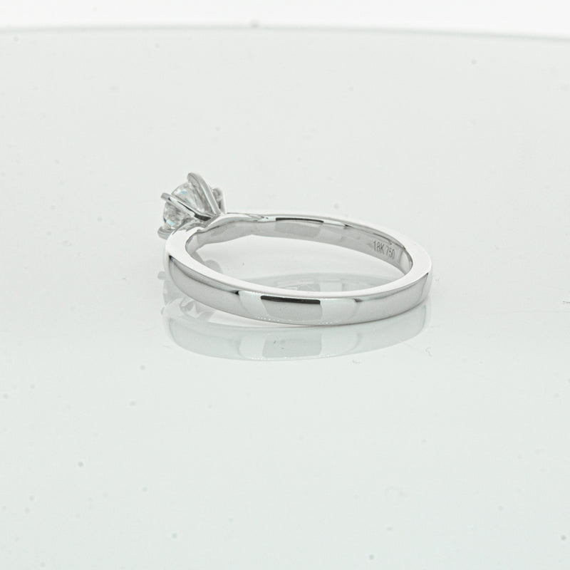 18ct White Gold .70ct Diamond Capri Ring-Ring-Walker & Hall