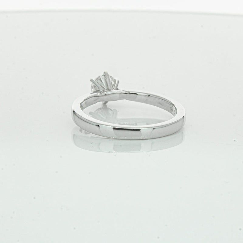 18ct White Gold .50ct Diamond Capri Ring-Ring-Walker & Hall