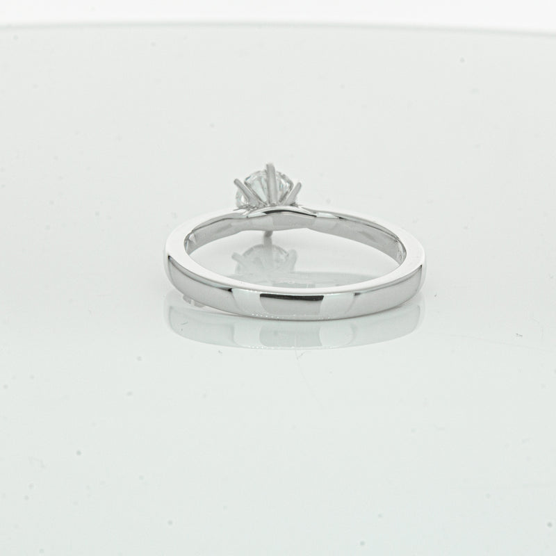 18ct White Gold .70ct Diamond Capri Ring-Ring-Walker & Hall