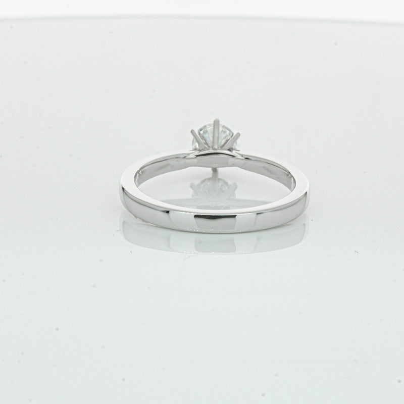 18ct White Gold .70ct Diamond Capri Ring-Ring-Walker & Hall