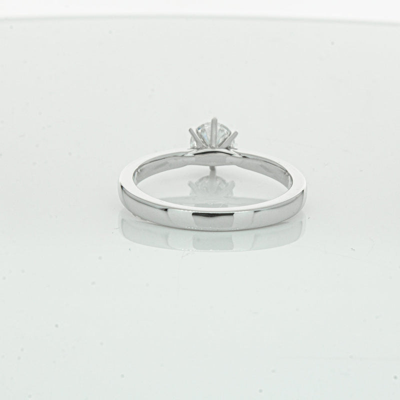 18ct White Gold .50ct Diamond Capri Ring-Ring-Walker & Hall