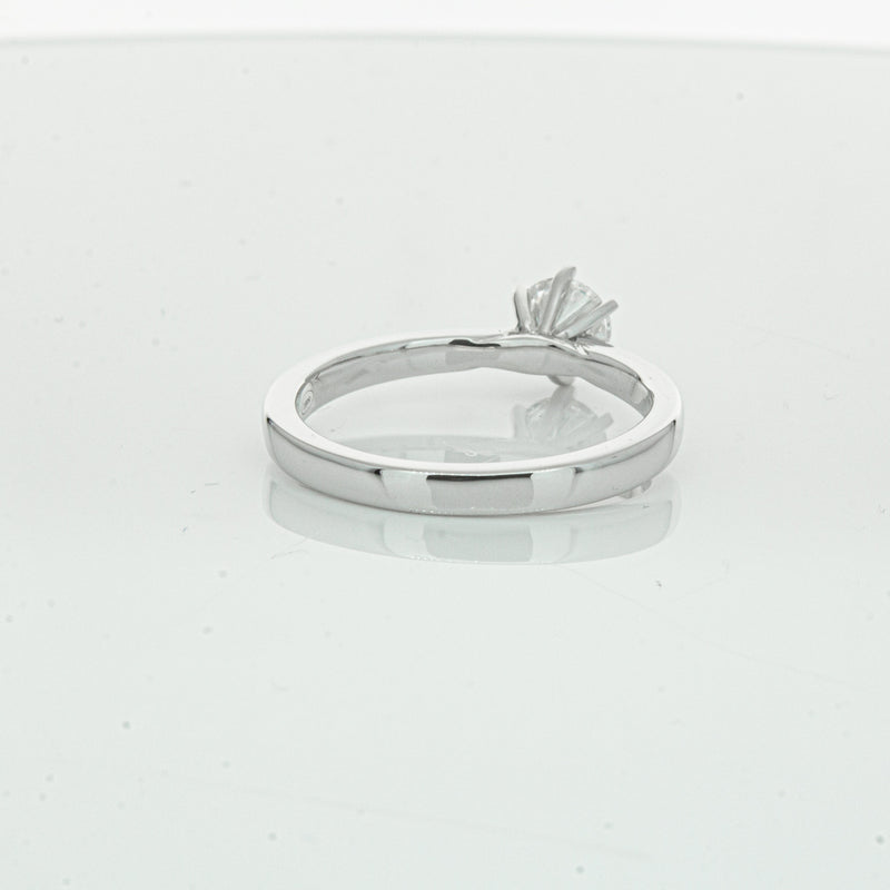 18ct White Gold .70ct Diamond Capri Ring-Ring-Walker & Hall