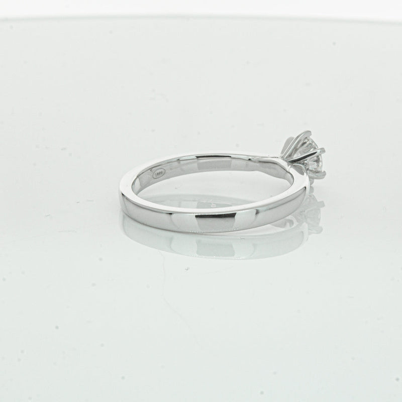 18ct White Gold .50ct Diamond Capri Ring-Ring-Walker & Hall