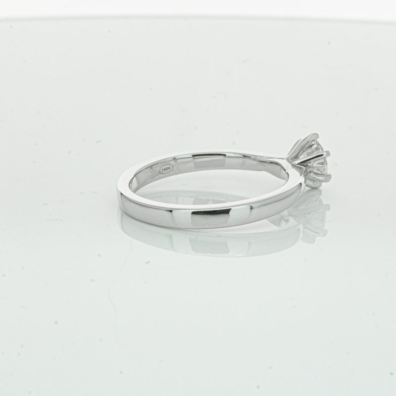 18ct White Gold .70ct Diamond Capri Ring-Ring-Walker & Hall