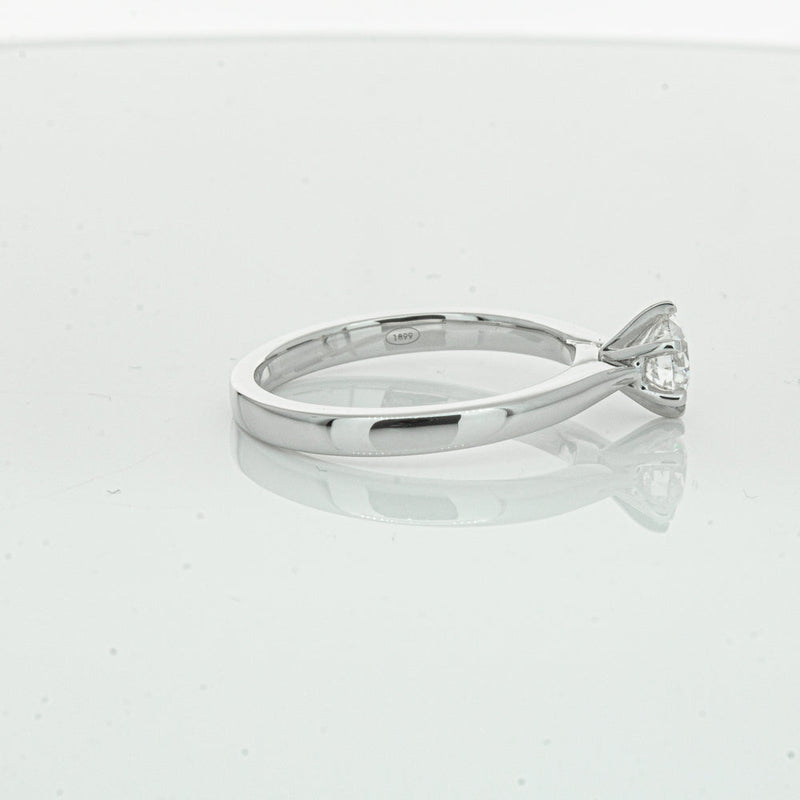 18ct White Gold .50ct Diamond Capri Ring-Ring-Walker & Hall