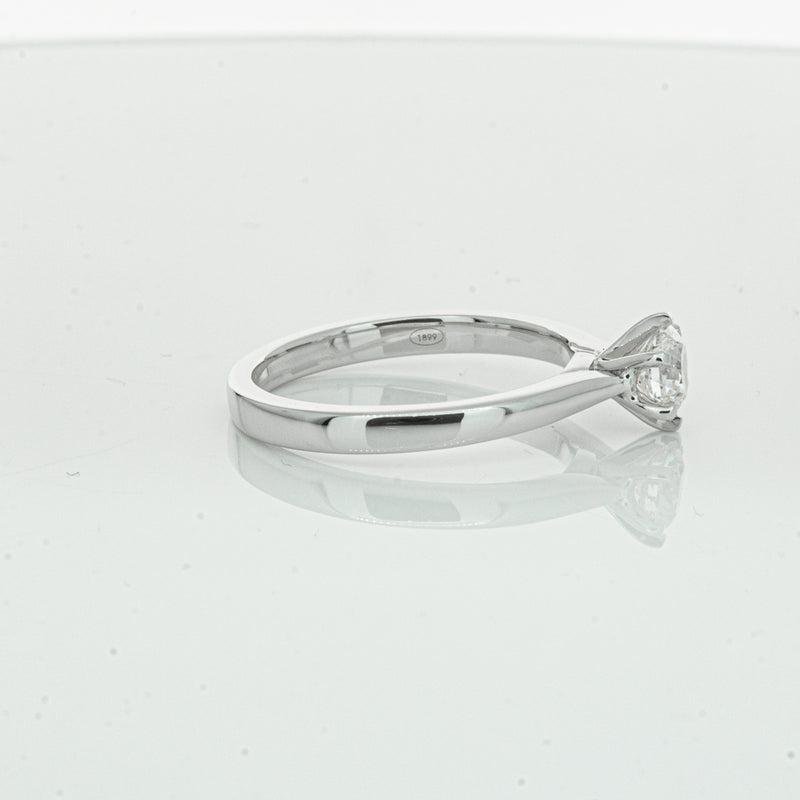 18ct White Gold .70ct Diamond Capri Ring-Ring-Walker & Hall