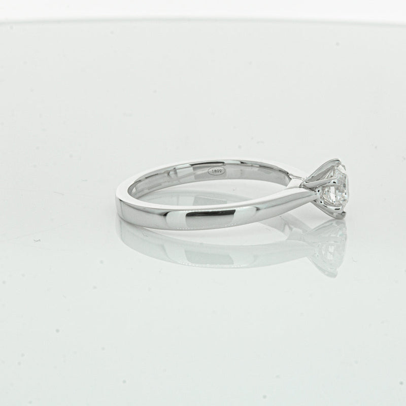 18ct White Gold .50ct Diamond Capri Ring-Ring-Walker & Hall