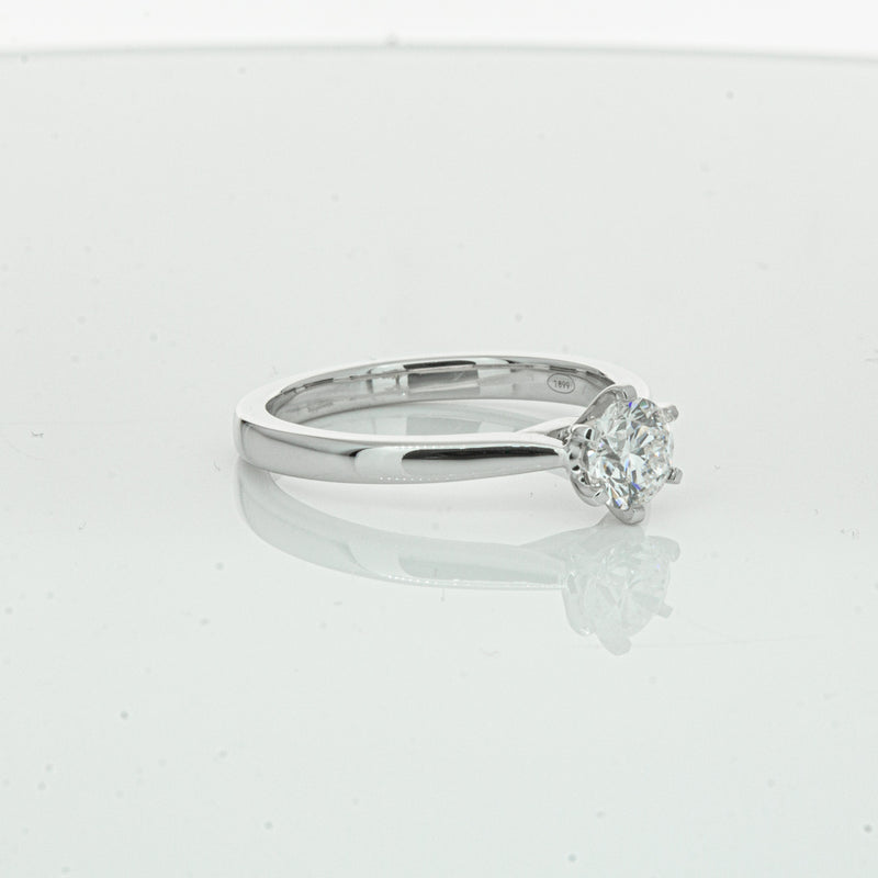 18ct White Gold .70ct Diamond Capri Ring-Ring-Walker & Hall