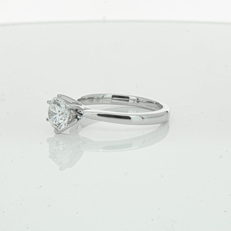 18ct White Gold 1.00ct Diamond Capri Ring-Ring-Walker & Hall