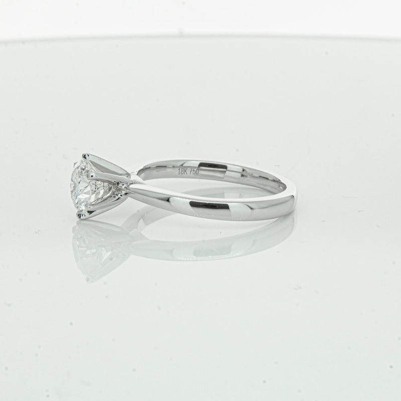 18ct White Gold 1.00ct Diamond Capri Ring-Ring-Walker & Hall