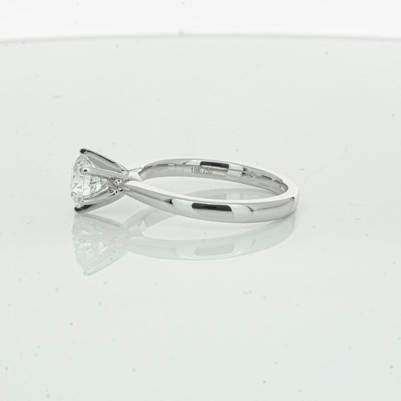 18ct White Gold 1.00ct Diamond Capri Ring-Ring-Walker & Hall