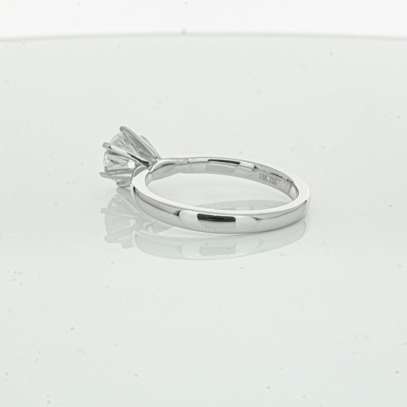 18ct White Gold 1.00ct Diamond Capri Ring-Ring-Walker & Hall