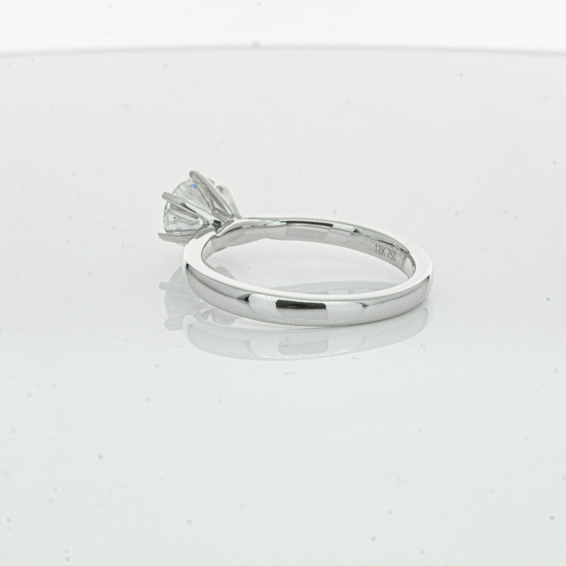 18ct White Gold 1.00ct Diamond Capri Ring-Ring-Walker & Hall