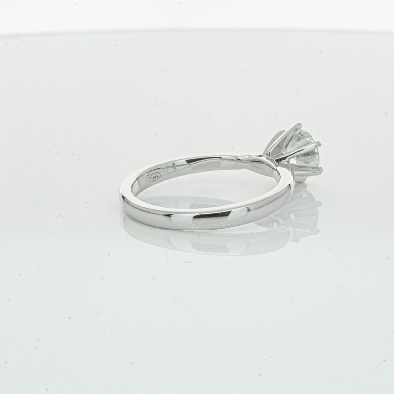 18ct White Gold 1.00ct Diamond Capri Ring-Ring-Walker & Hall