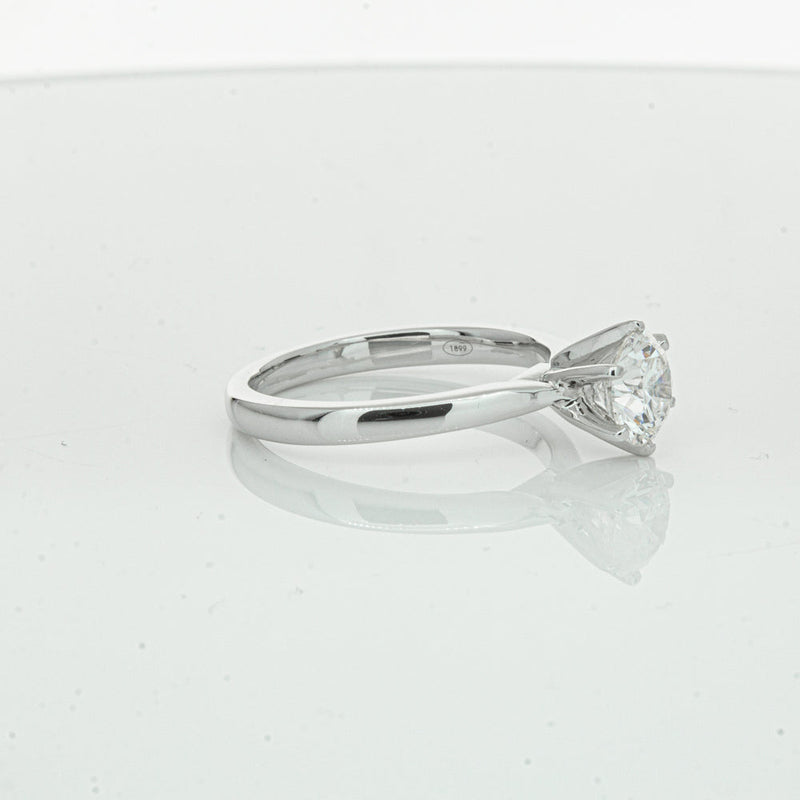 18ct White Gold 1.00ct Diamond Capri Ring-Ring-Walker & Hall