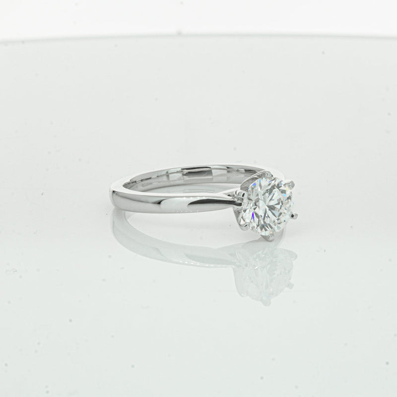 18ct White Gold 1.00ct Diamond Capri Ring-Ring-Walker & Hall