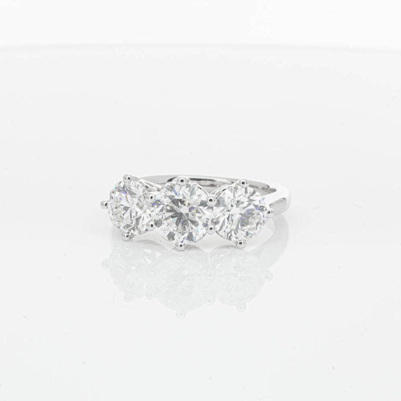18ct White Gold 3.02ct Diamond Coronado Ring-Ring-Walker & Hall