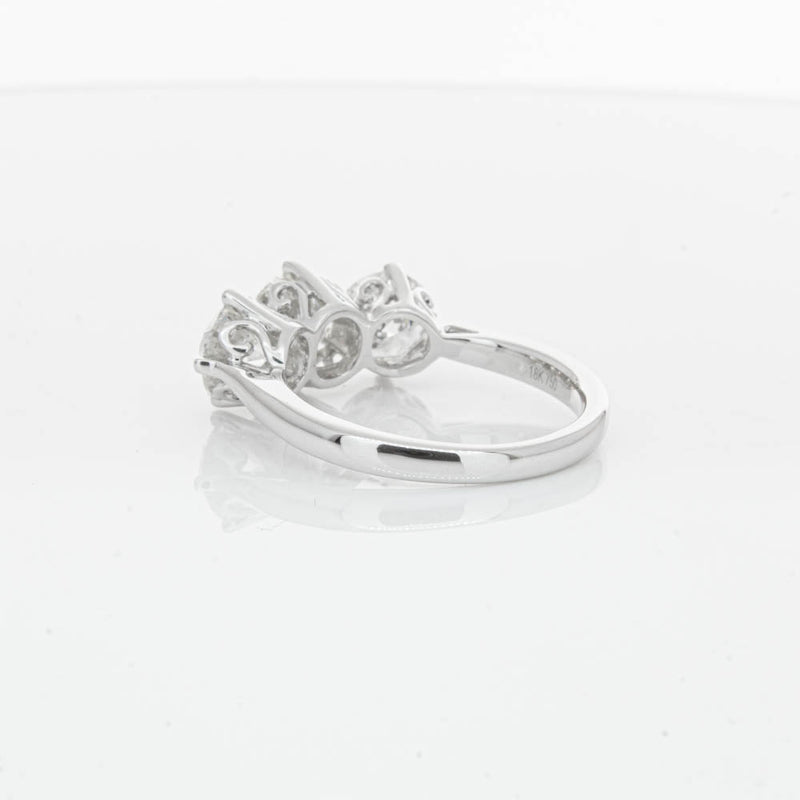 18ct White Gold 3.02ct Diamond Coronado Ring-Ring-Walker & Hall