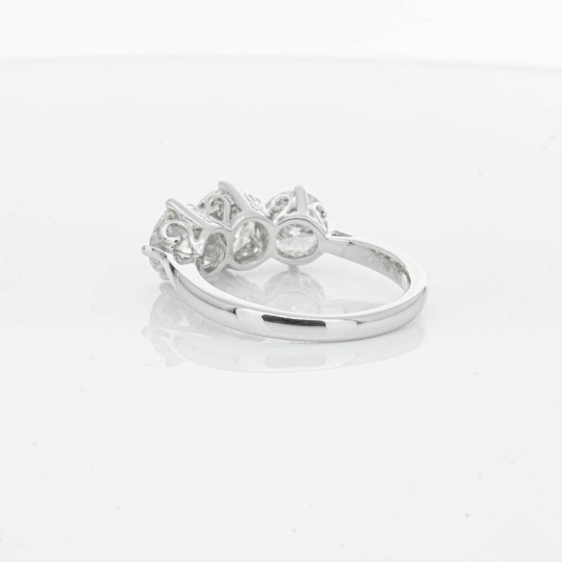 18ct White Gold 3.02ct Diamond Coronado Ring-Ring-Walker & Hall