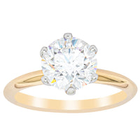 18ct Yellow Gold 2.01ct Diamond Cosmopolitan Ring-Ring-Walker & Hall
