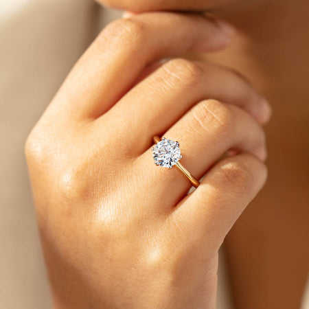 18ct Yellow Gold 2.01ct Diamond Cosmopolitan Ring-Ring-Walker & Hall