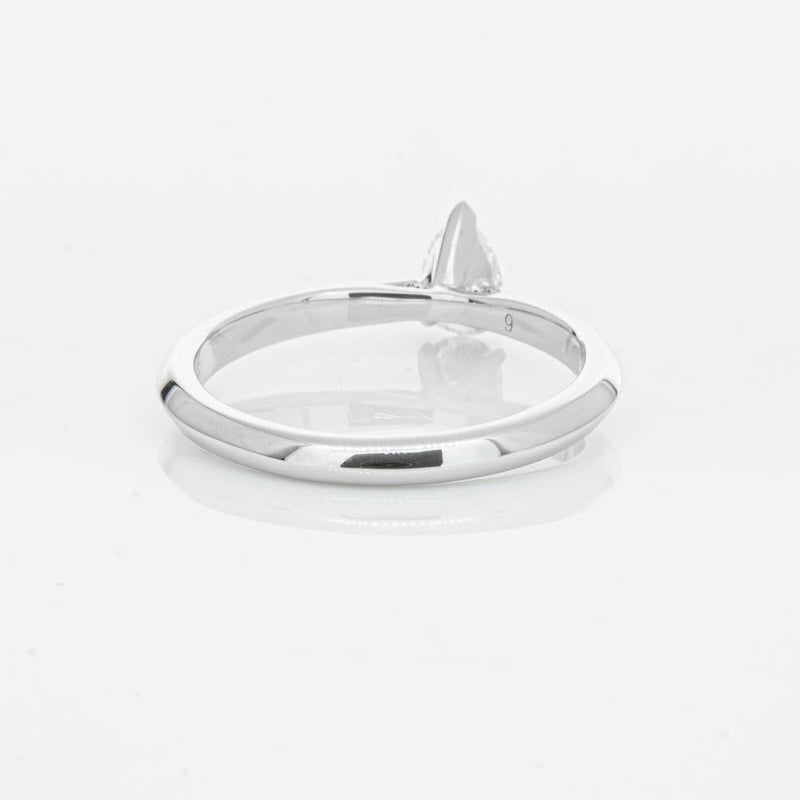 18ct White Gold .40ct Pear Cut Diamond Venetian Ring-Ring-Walker & Hall