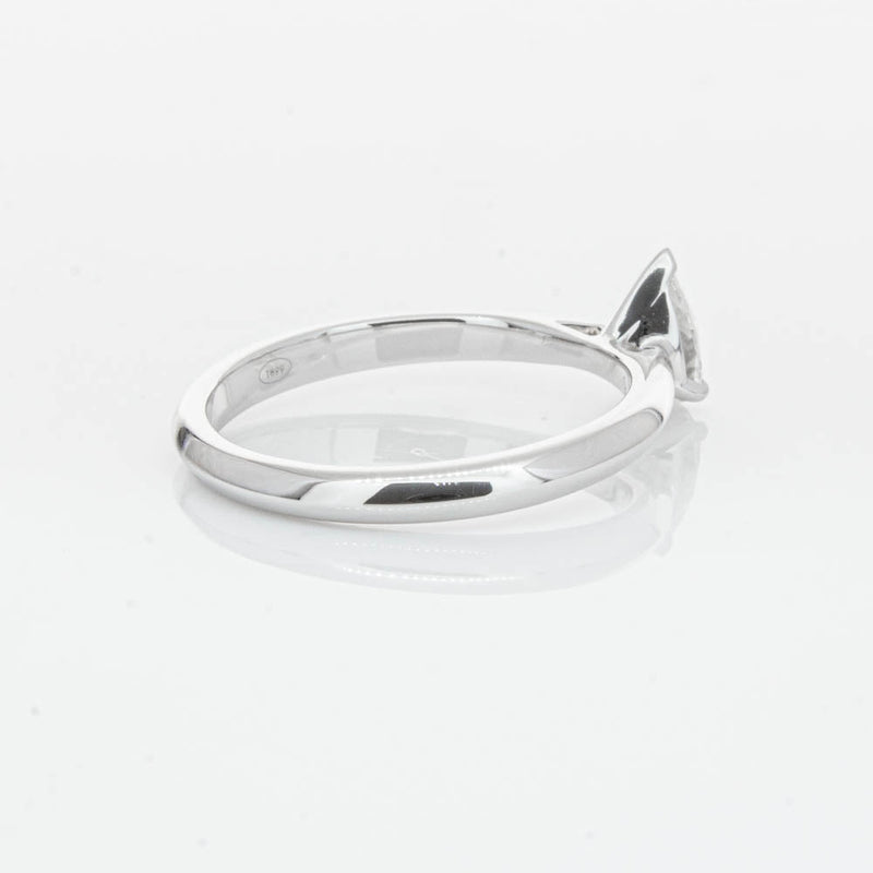 18ct White Gold .40ct Pear Cut Diamond Venetian Ring-Ring-Walker & Hall