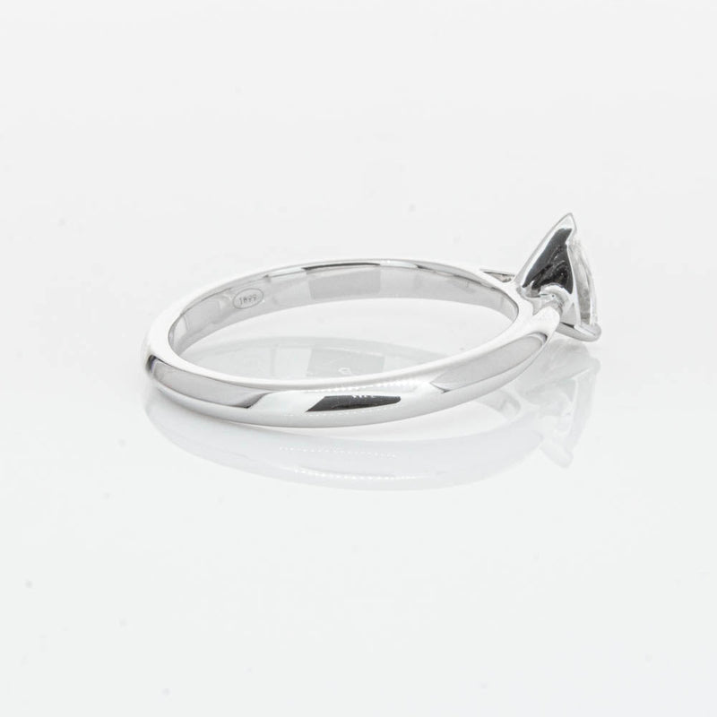 18ct White Gold .40ct Pear Cut Diamond Venetian Ring-Ring-Walker & Hall