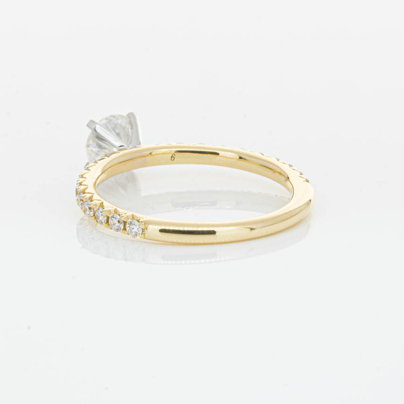 18ct Yellow Gold .70ct Diamond Comet Ring-Ring-Walker & Hall