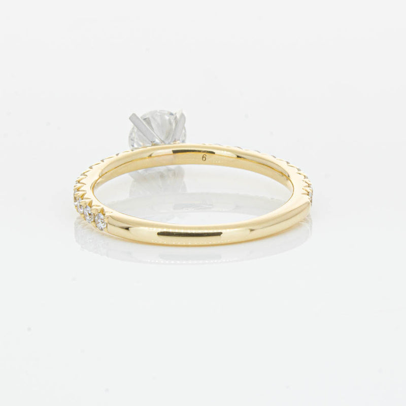 18ct Yellow Gold .70ct Diamond Comet Ring-Ring-Walker & Hall