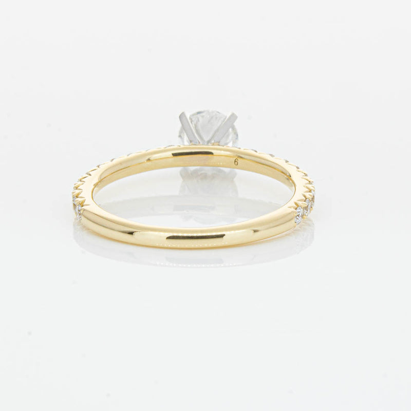 18ct Yellow Gold .70ct Diamond Comet Ring-Ring-Walker & Hall
