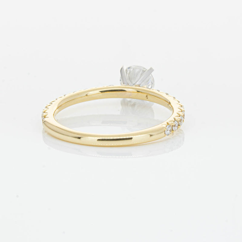 18ct Yellow Gold .70ct Diamond Comet Ring-Ring-Walker & Hall