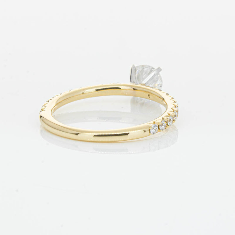 18ct Yellow Gold .70ct Diamond Comet Ring-Ring-Walker & Hall