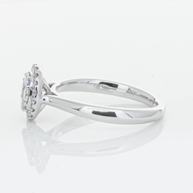 14ct White Gold Diamond Saturn Ring-Ring-Walker & Hall