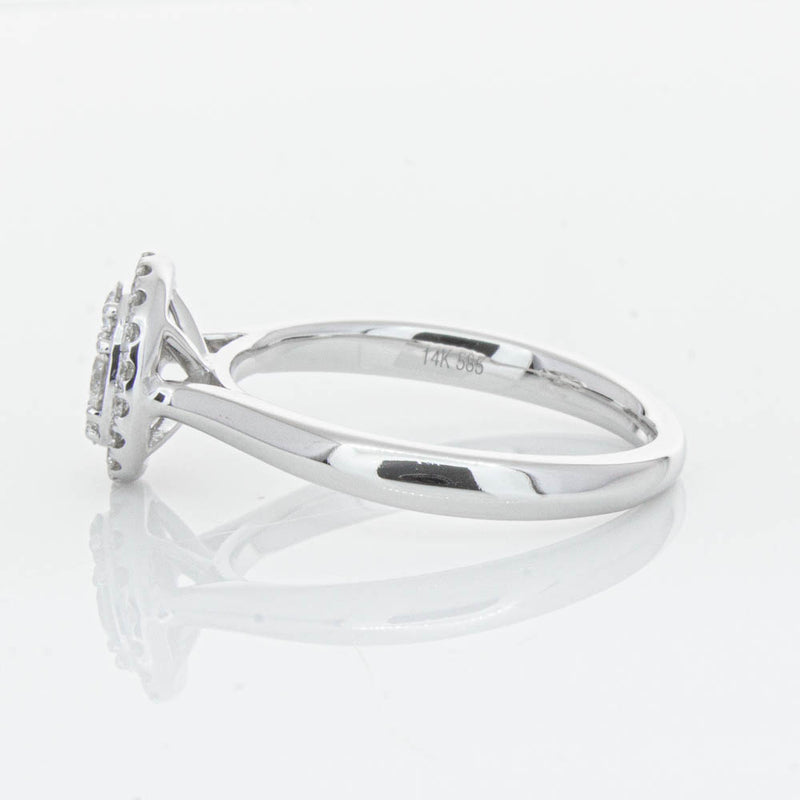 14ct White Gold Diamond Saturn Ring-Ring-Walker & Hall