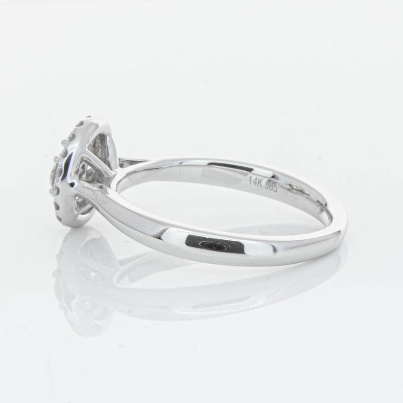 14ct White Gold Diamond Saturn Ring-Ring-Walker & Hall