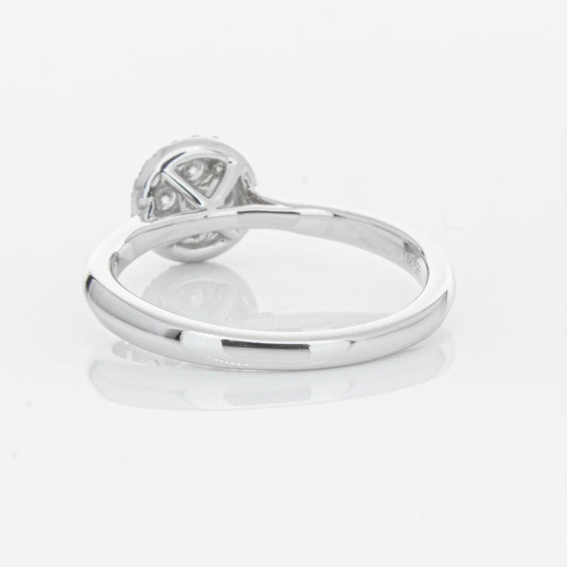14ct White Gold Diamond Mini Saturn Ring-Ring-Walker & Hall