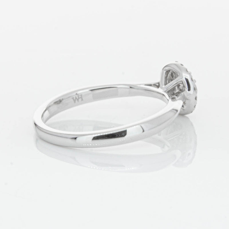 14ct White Gold Diamond Mini Saturn Ring-Ring-Walker & Hall