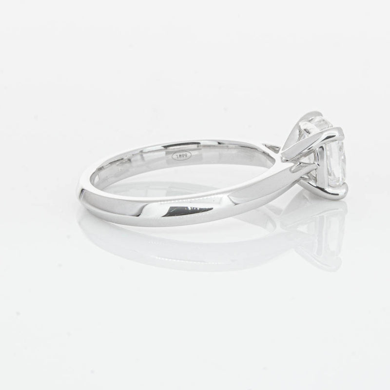 18ct White Gold 2.01ct Cushion Cut Diamond Venetian Ring-Ring-Walker & Hall