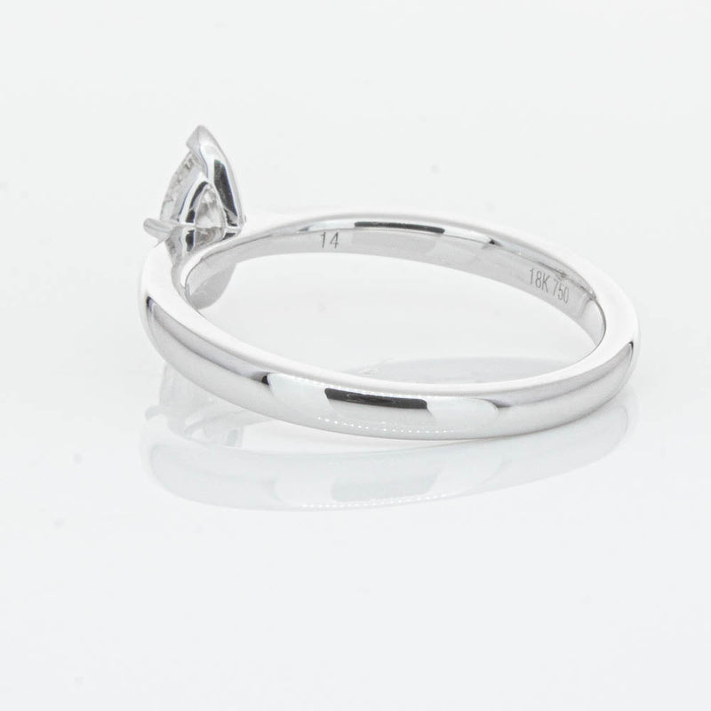 18ct White Gold .50ct Marquise Cut Diamond Royale Ring-Ring-Walker & Hall