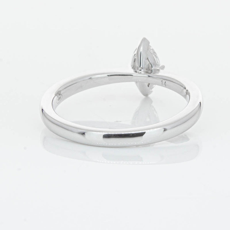 18ct White Gold .50ct Marquise Cut Diamond Royale Ring-Ring-Walker & Hall