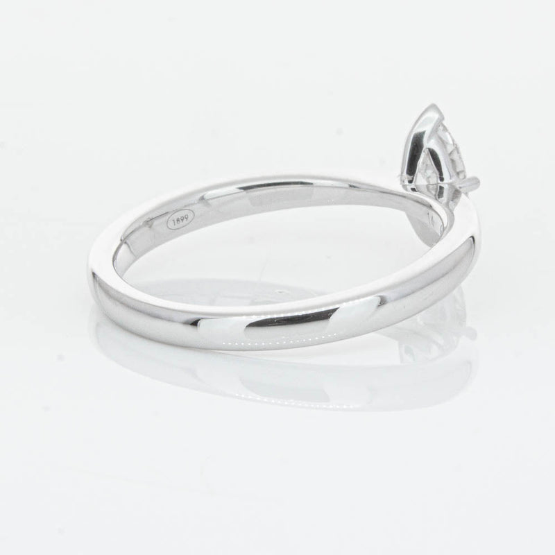 18ct White Gold .50ct Marquise Cut Diamond Royale Ring-Ring-Walker & Hall