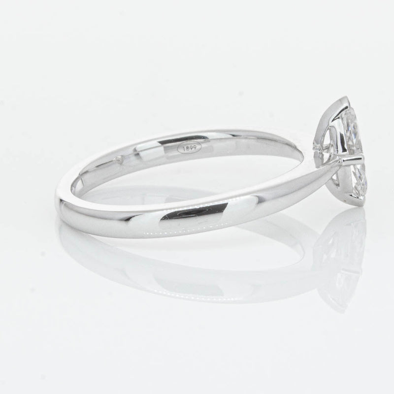 18ct White Gold .50ct Marquise Cut Diamond Royale Ring-Ring-Walker & Hall