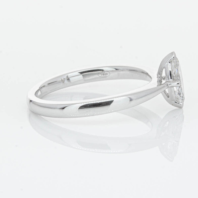 18ct White Gold .50ct Marquise Cut Diamond Royale Ring-Ring-Walker & Hall