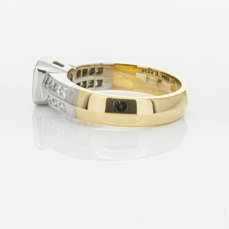 Deja Vu 18ct Yellow Gold 1.40ct Radiant Cut Diamond Ring-Ring-Walker & Hall