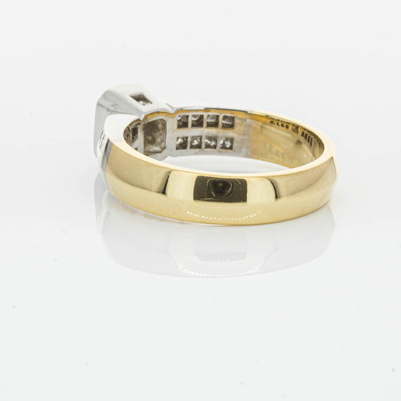 Deja Vu 18ct Yellow Gold 1.40ct Radiant Cut Diamond Ring-Ring-Walker & Hall