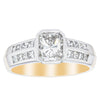 Deja Vu 18ct Yellow Gold 1.40ct Radiant Cut Diamond Ring-Ring-Walker & Hall